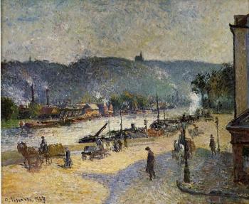 卡米耶 畢沙羅 The Quays at Rouen